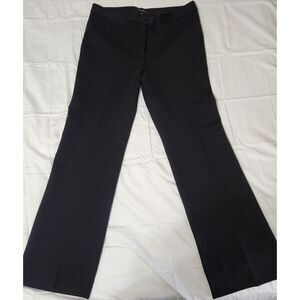 Talbots Black Wide Legs Dress High Waisted Pants Size 12 Excellent